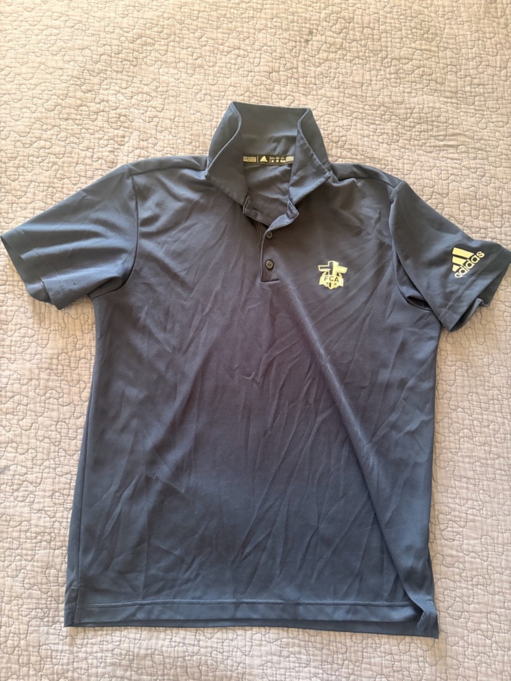 Adidas Men’s blue Polo Shirt with FCA Logo